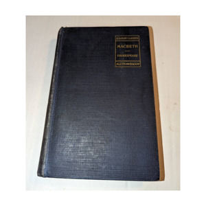 Antique 1922 Shakespeare Macbeth The Academy Classics HC Book Allyn & Bacon